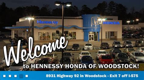 hennessey honda woodstock|hennessy honda woodstock used cars.